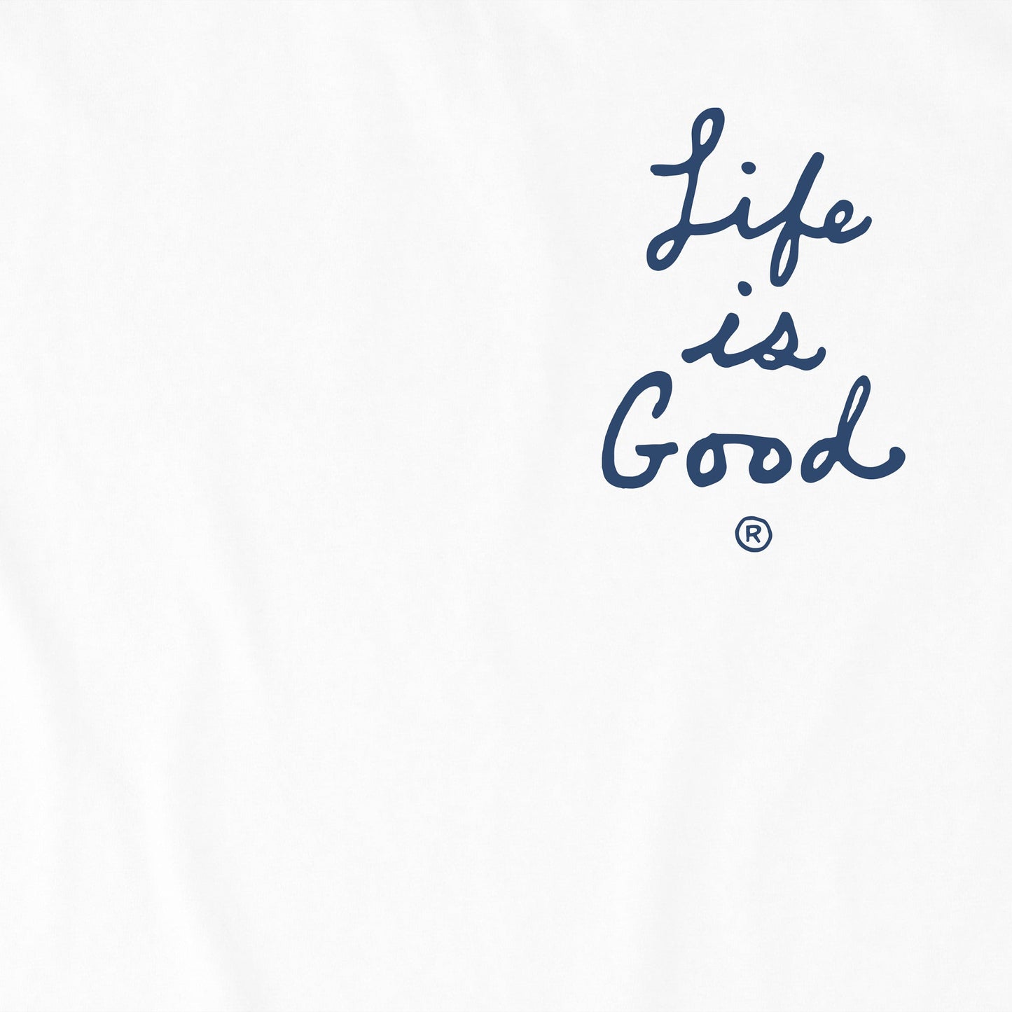 Men's Two Simple Palms Long Sleeve Crusher Tee