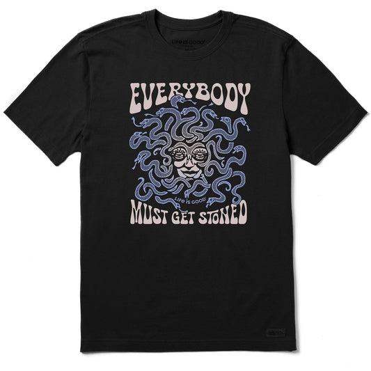 Men's Everybody Must Get Stoned Short Sleeve Crusher Tee