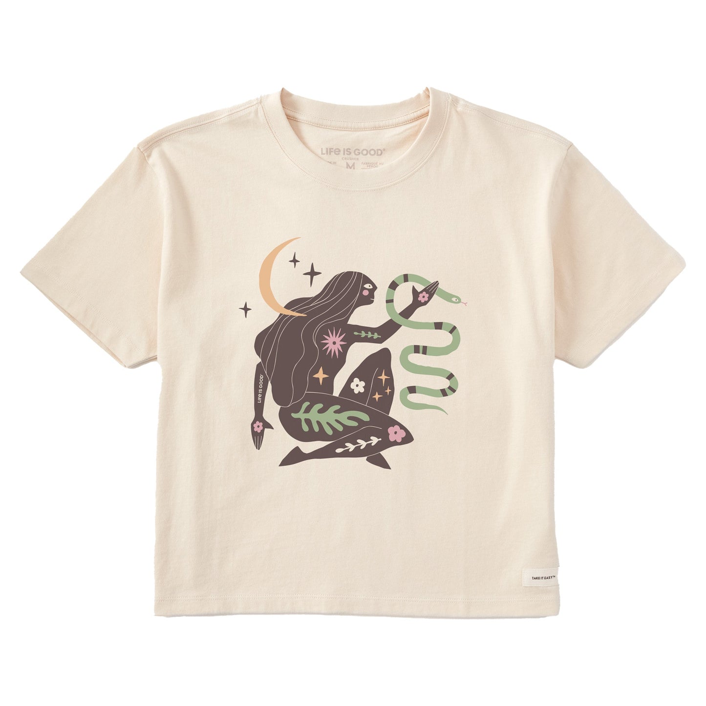 Women's Snake Charmer Short Sleeve Crusher Boxy Tee
