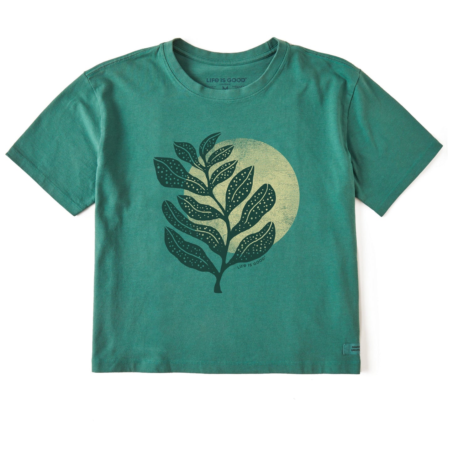 Women's Botanical Sunset Short Sleeve Crusher Boxy Tee