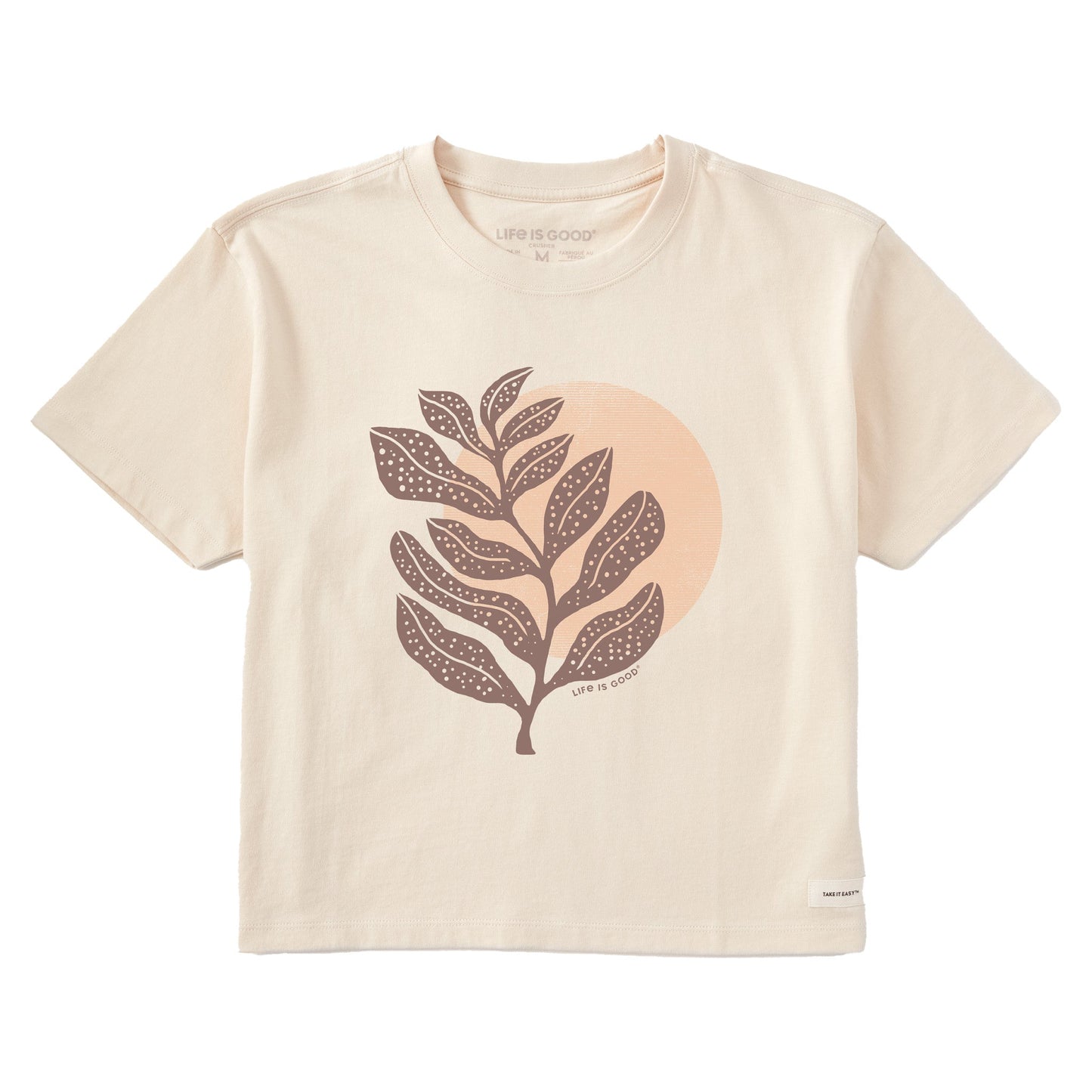 Women's Botanical Sunset Short Sleeve Crusher Boxy Tee