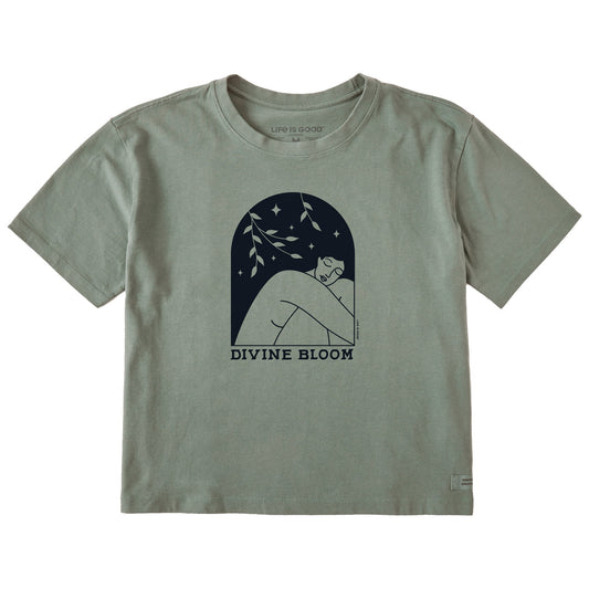Women's Divine Bloom Short Sleeve Crusher Boxy Tee