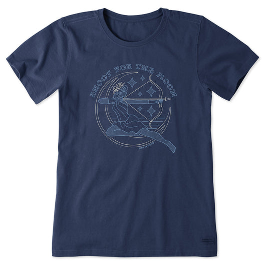 Women's Shoot for the Moon Artemis Short Sleeve Crusher Tee