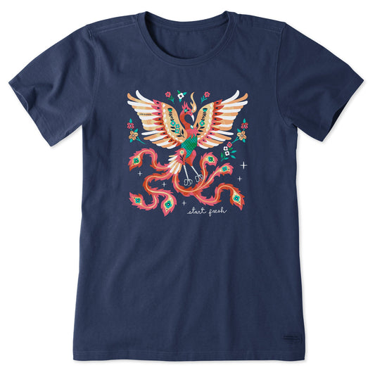 Women's Start Fresh Phoenix Short Sleeve Crusher Tee