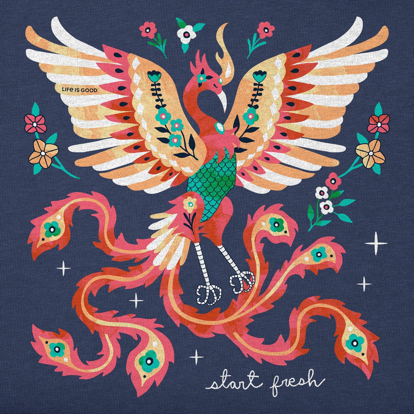 Women's Start Fresh Phoenix Short Sleeve Crusher Tee