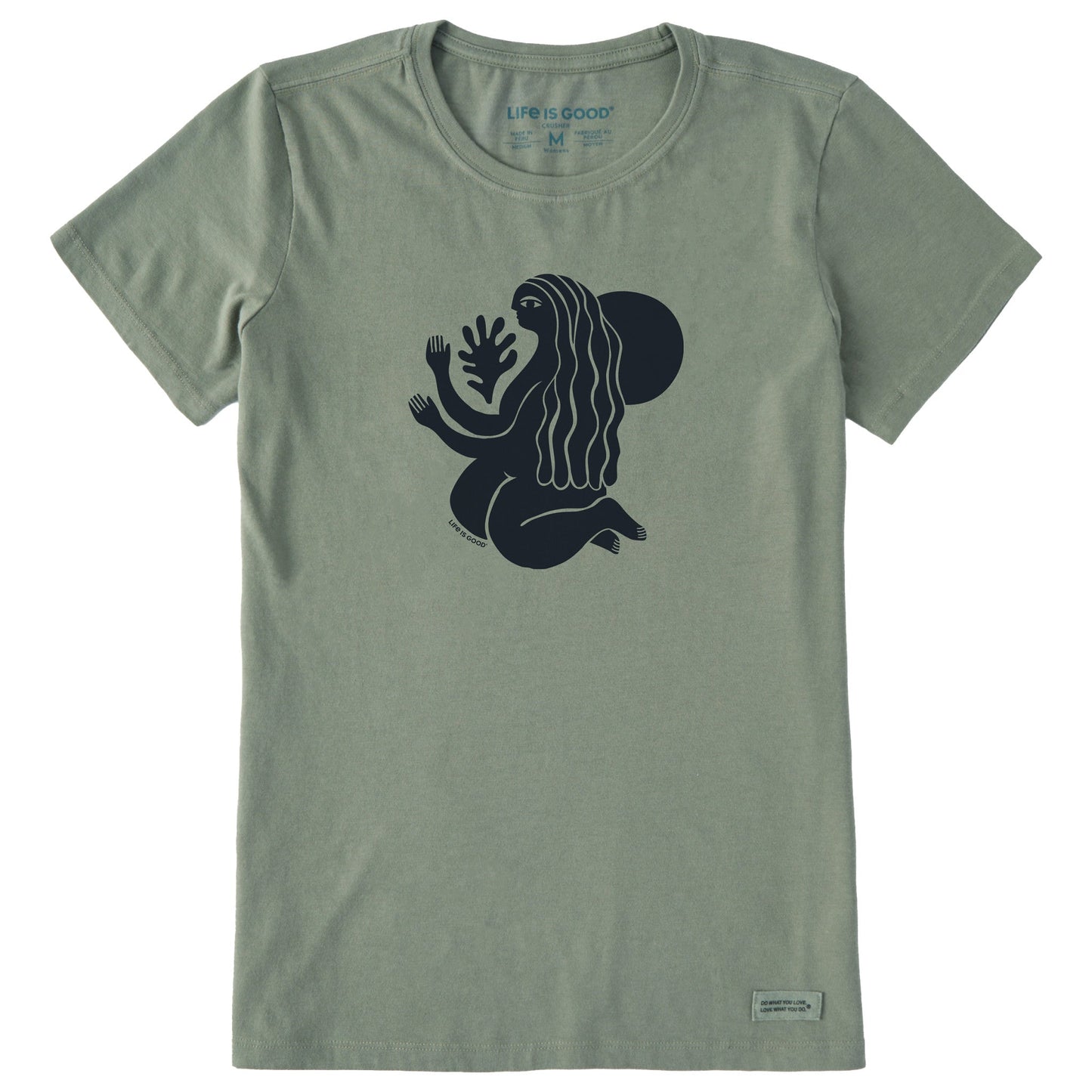 Women's A Woman and Her Plant Short Sleeve Crusher Tee