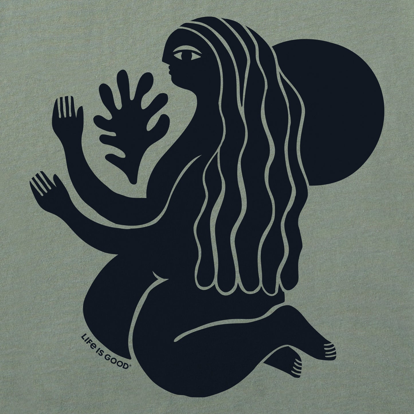 Women's A Woman and Her Plant Short Sleeve Crusher Tee