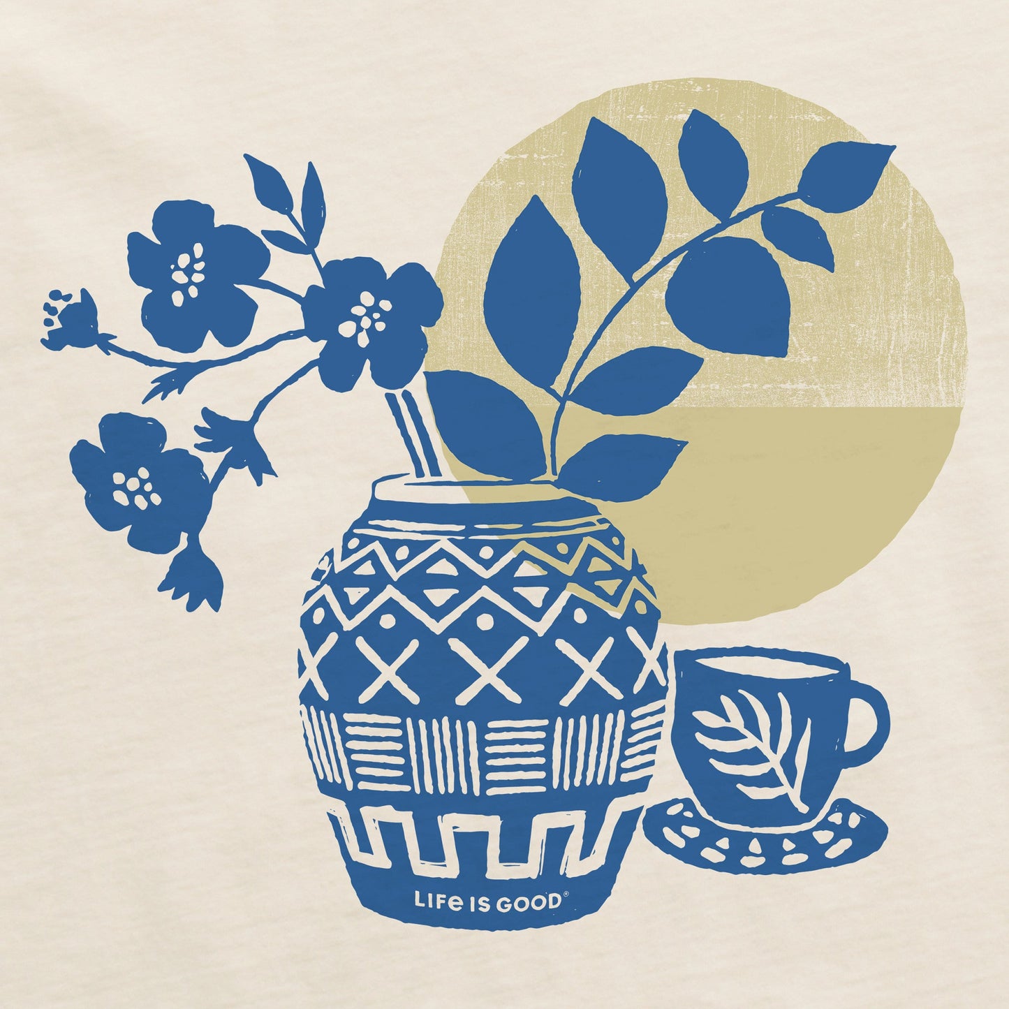 Women's Grecian Still Life Short Sleeve Crusher Tee