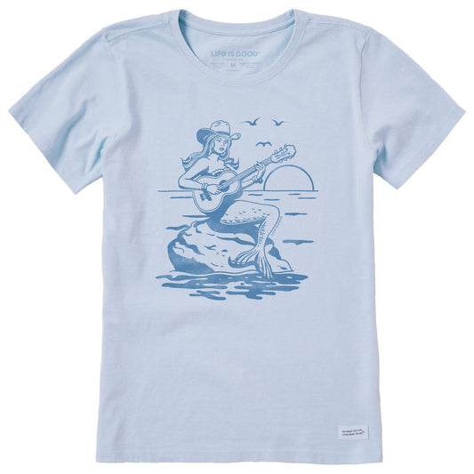 Women's Cowgirl Mermaid Short Sleeve Crusher Tee