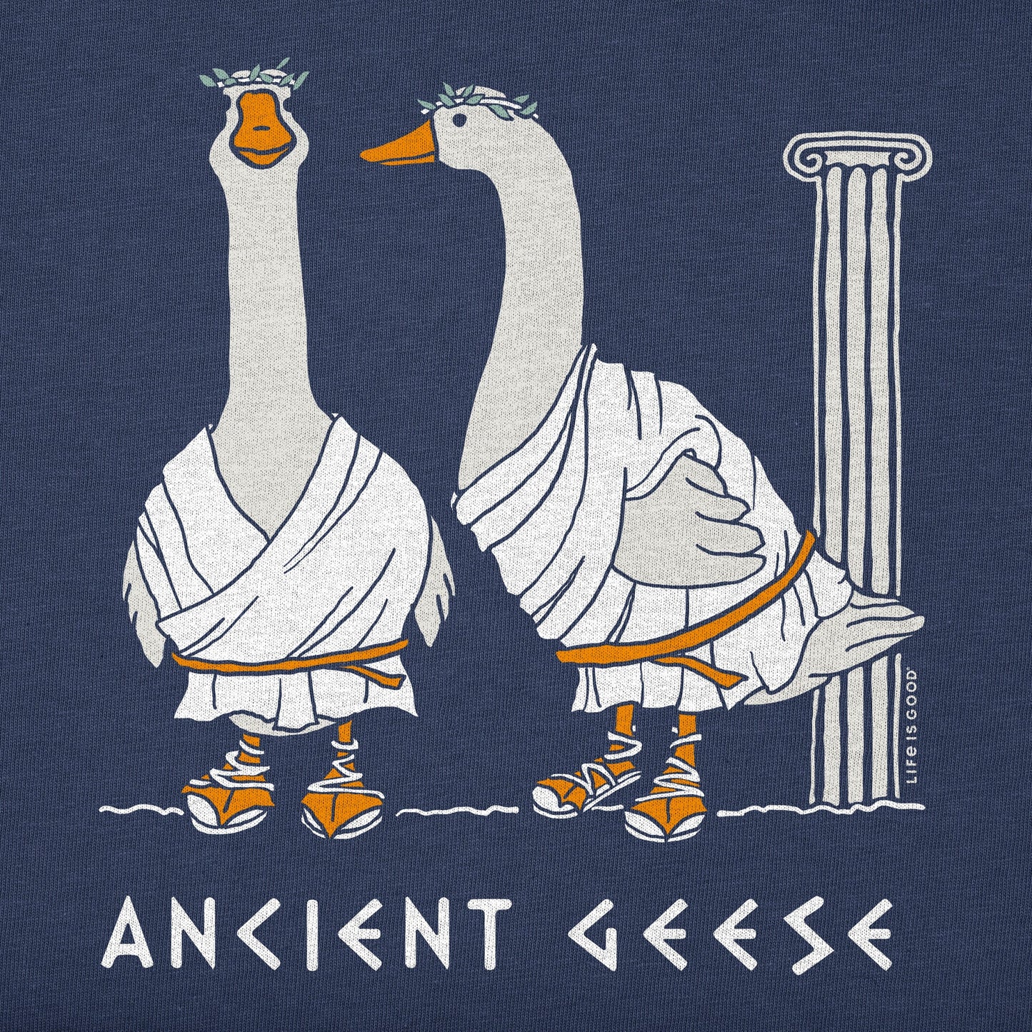 Women's Ancient Geece Short Sleeve Crusher Tee