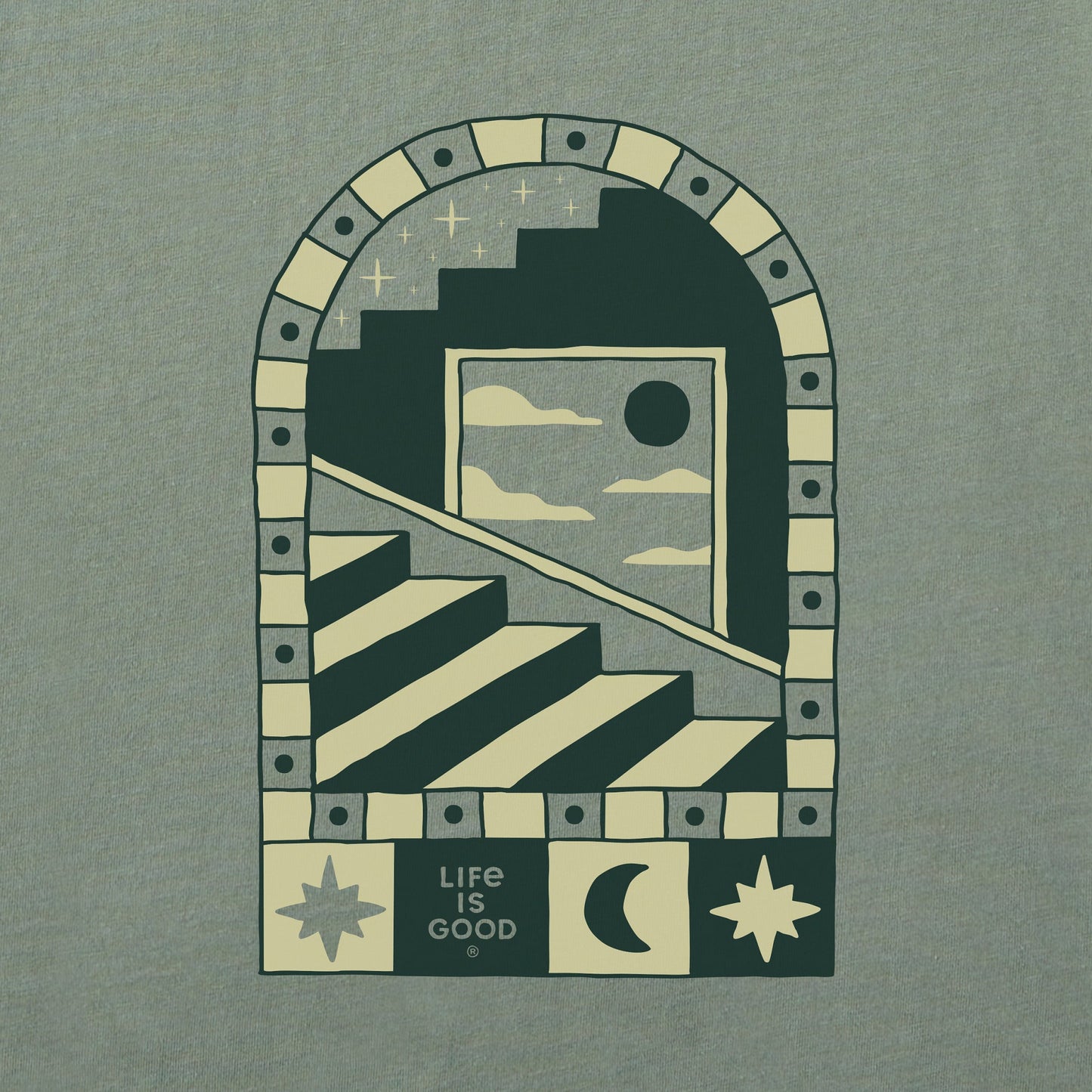 Men's Many Steps to Go Short Sleeve Crusher Tee