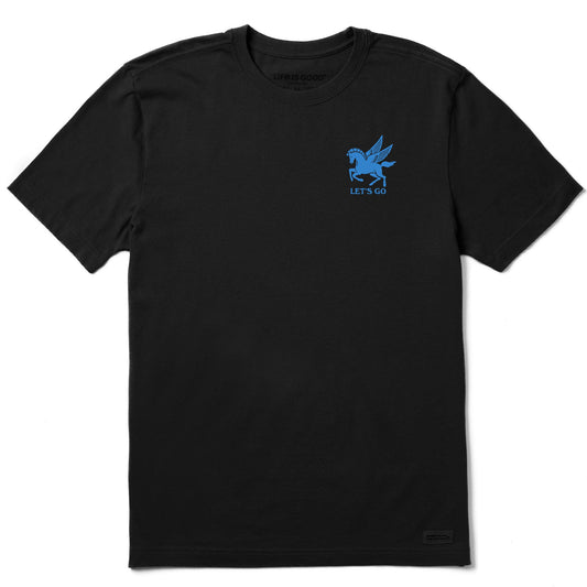 Men's Let's Go Pegasus Short Sleeve Crusher Tee