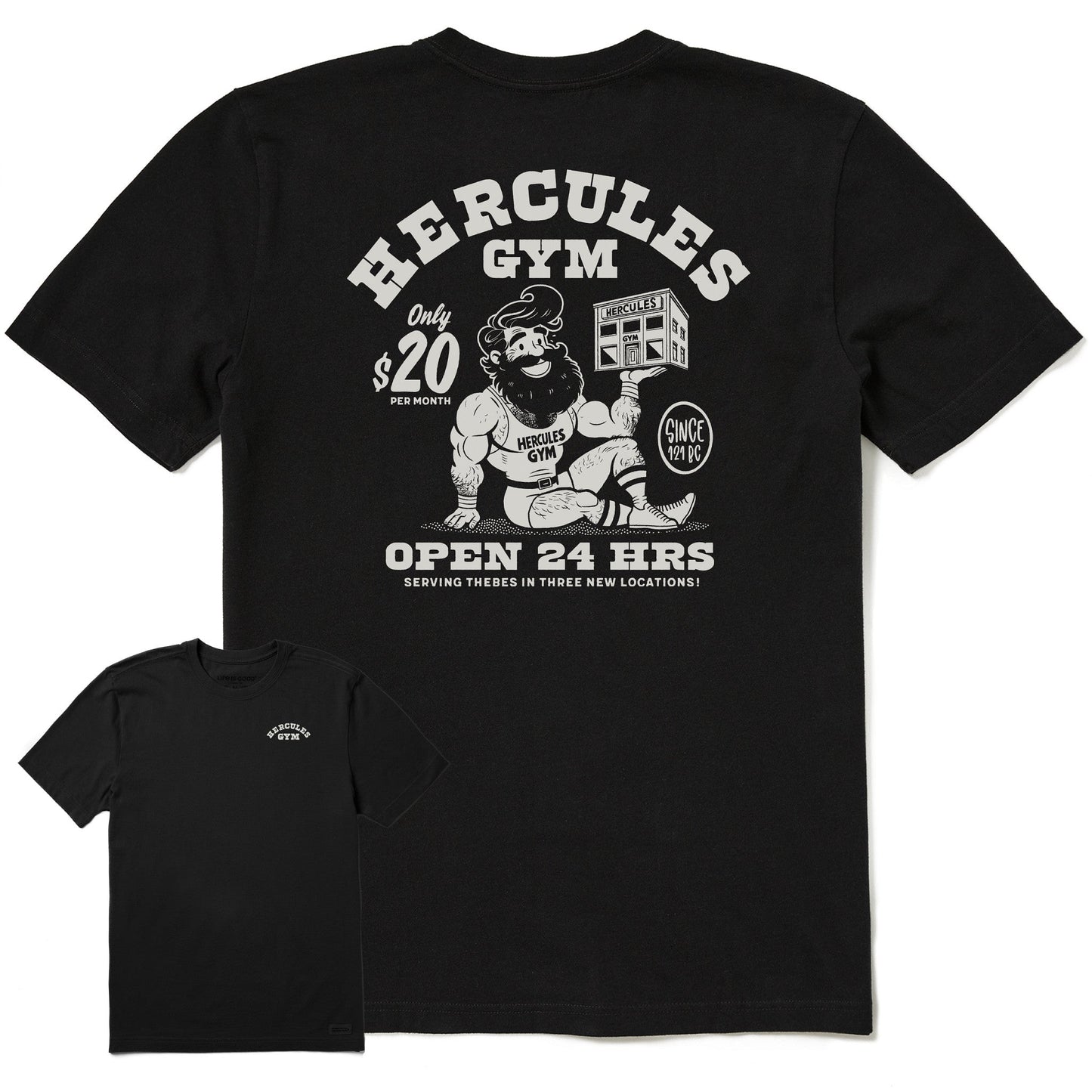 Men's Hercules Gym Short Sleeve Crusher Tee