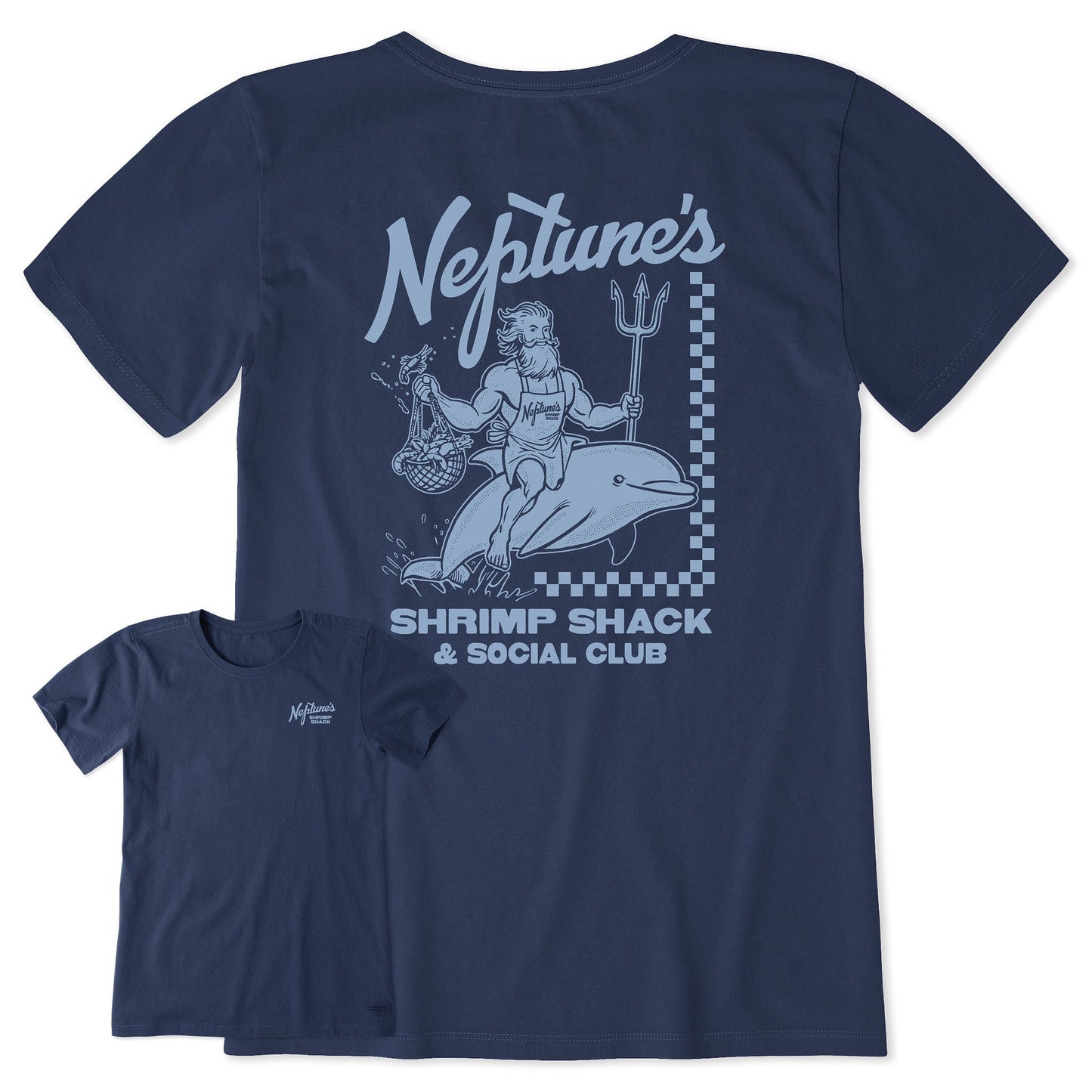 Women's Neptune's Shrimp Shack Short Sleeve Crusher Tee