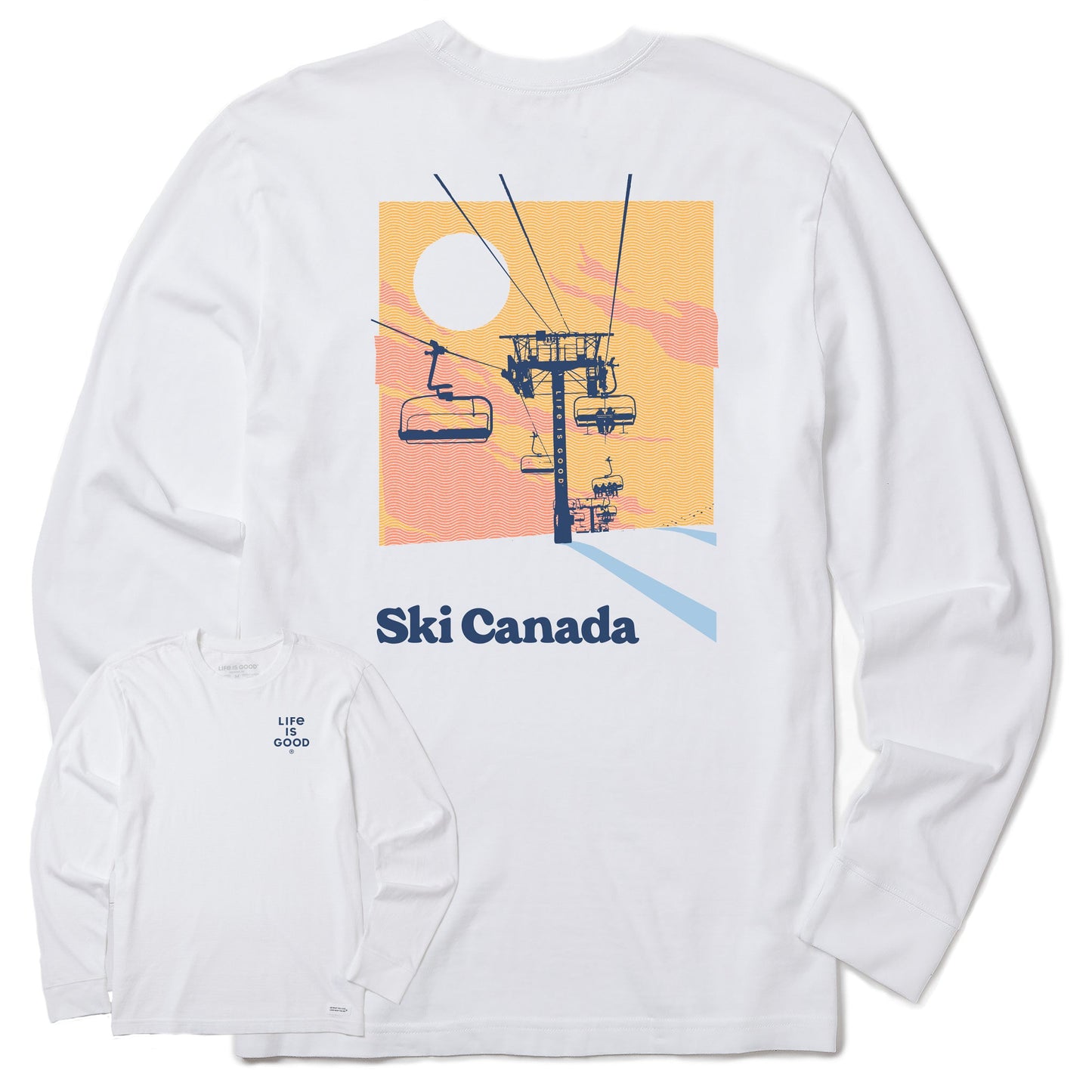 Men's Ski Canada Long Sleeve Crusher Tee