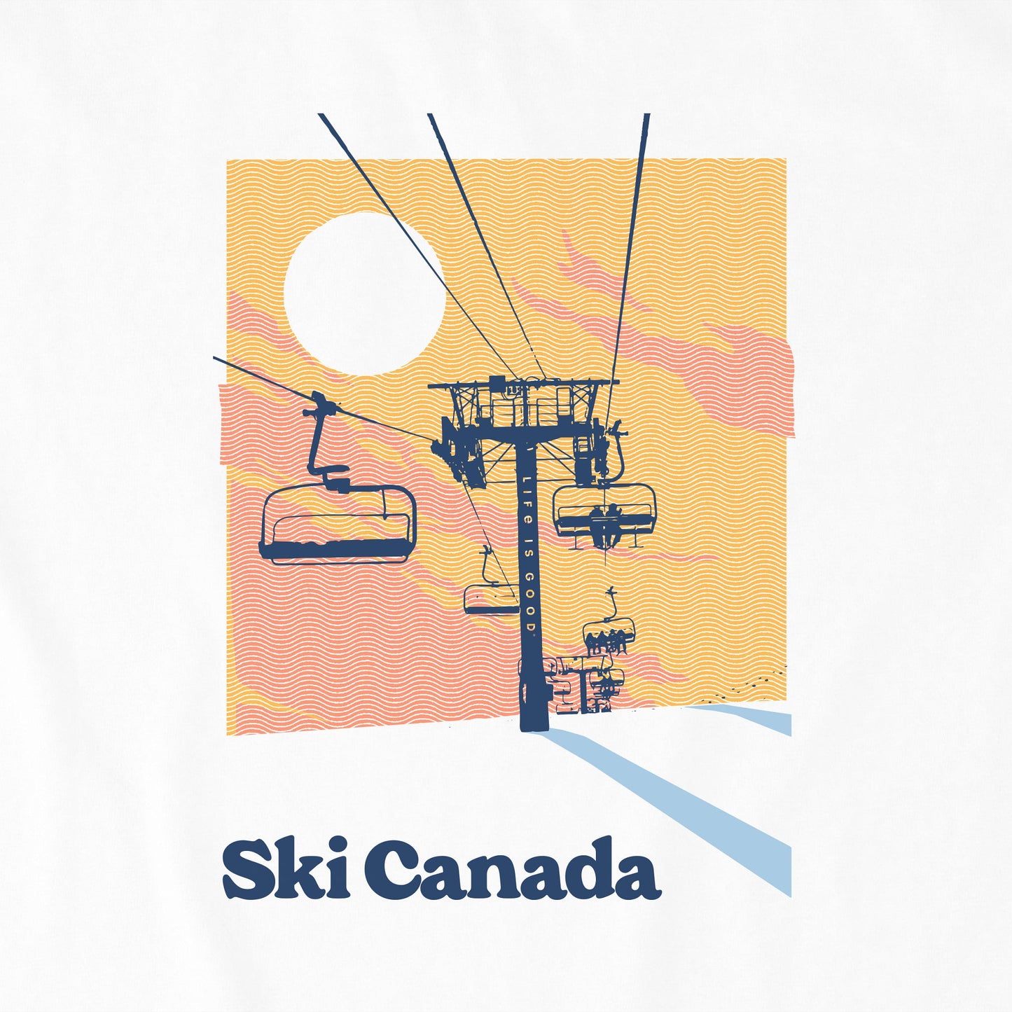 Men's Ski Canada Short Sleeve Crusher Tee