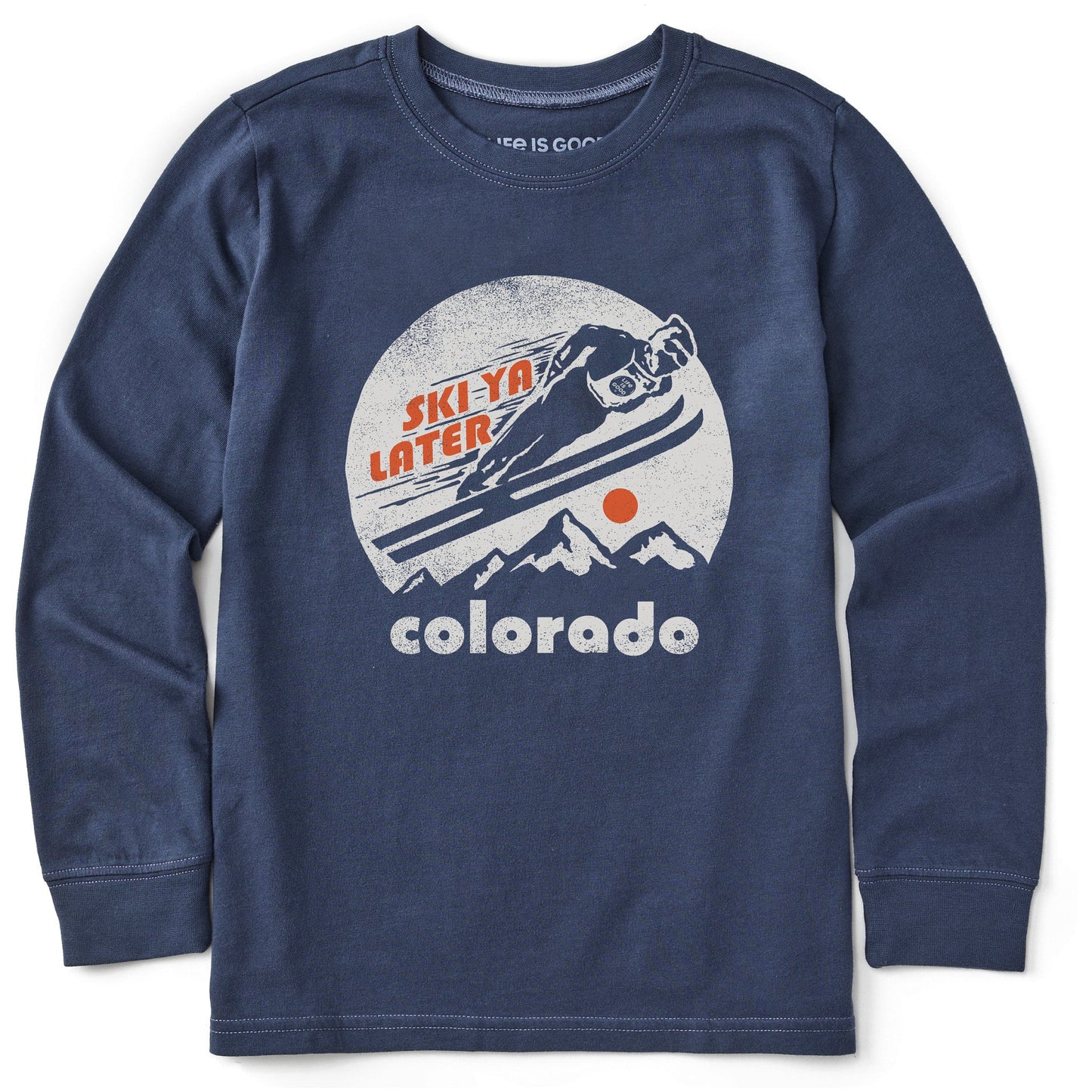 Kids Ski Ya Later Colorado Long Sleeve Crusher Tee