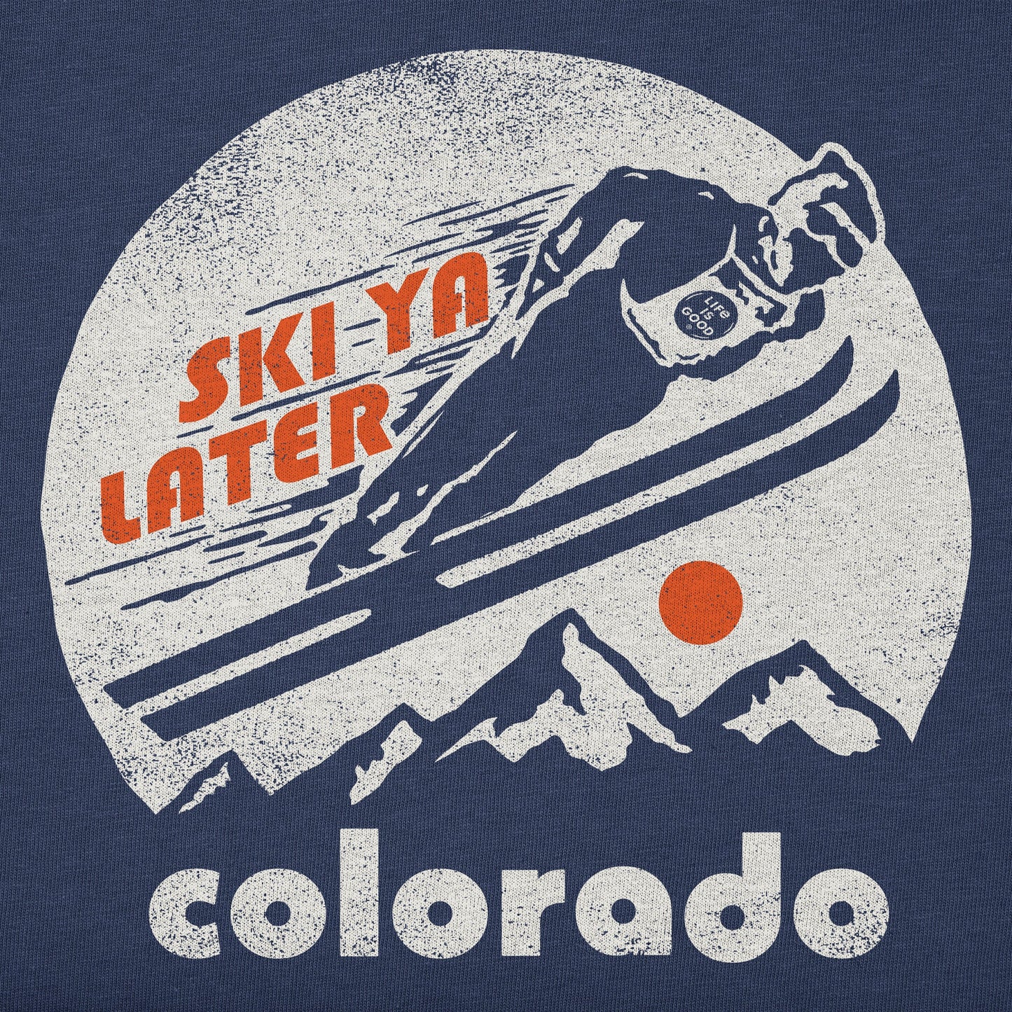 Kids Ski Ya Later Colorado Long Sleeve Crusher Tee