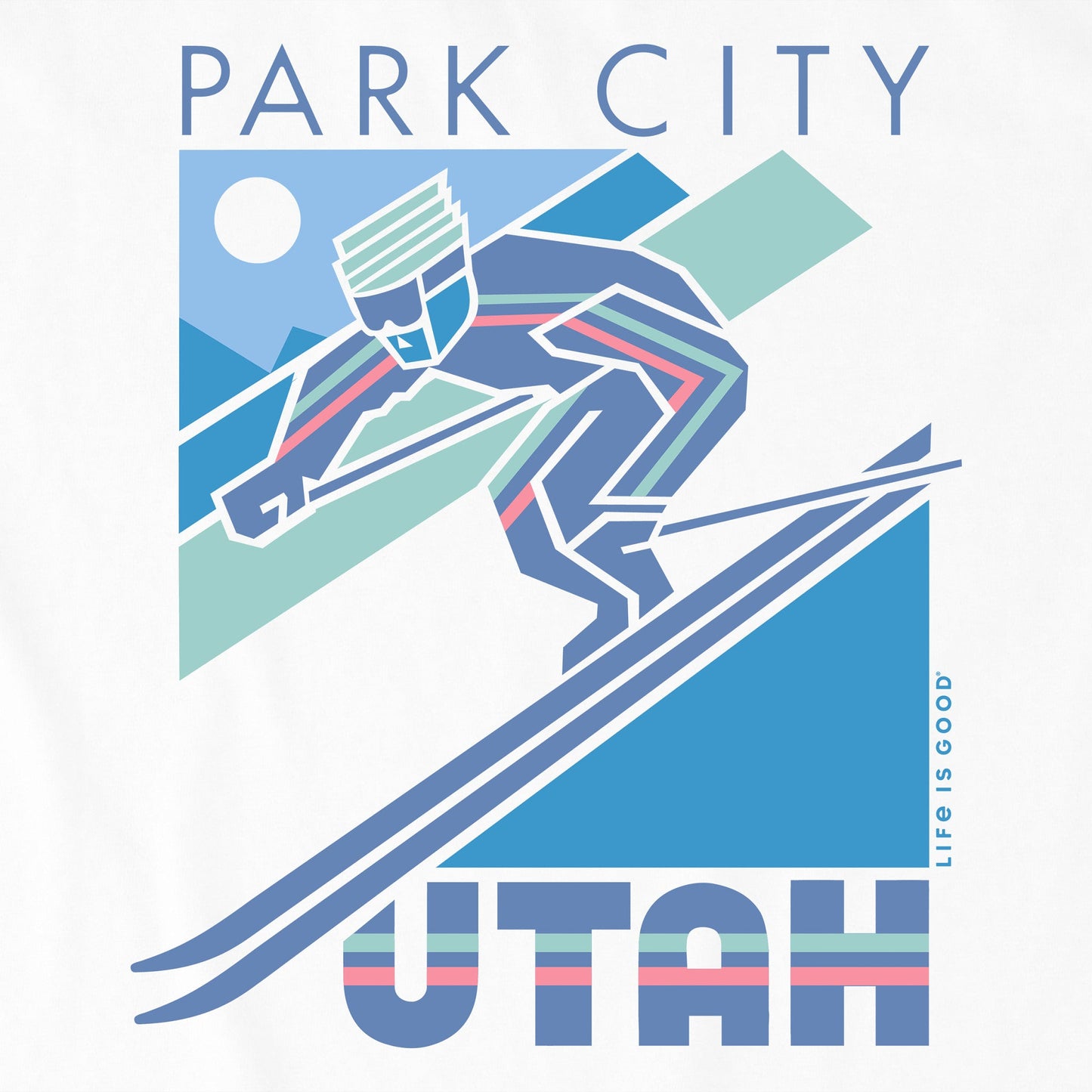 Kids Park City Utah Long Sleeve Crusher Tee