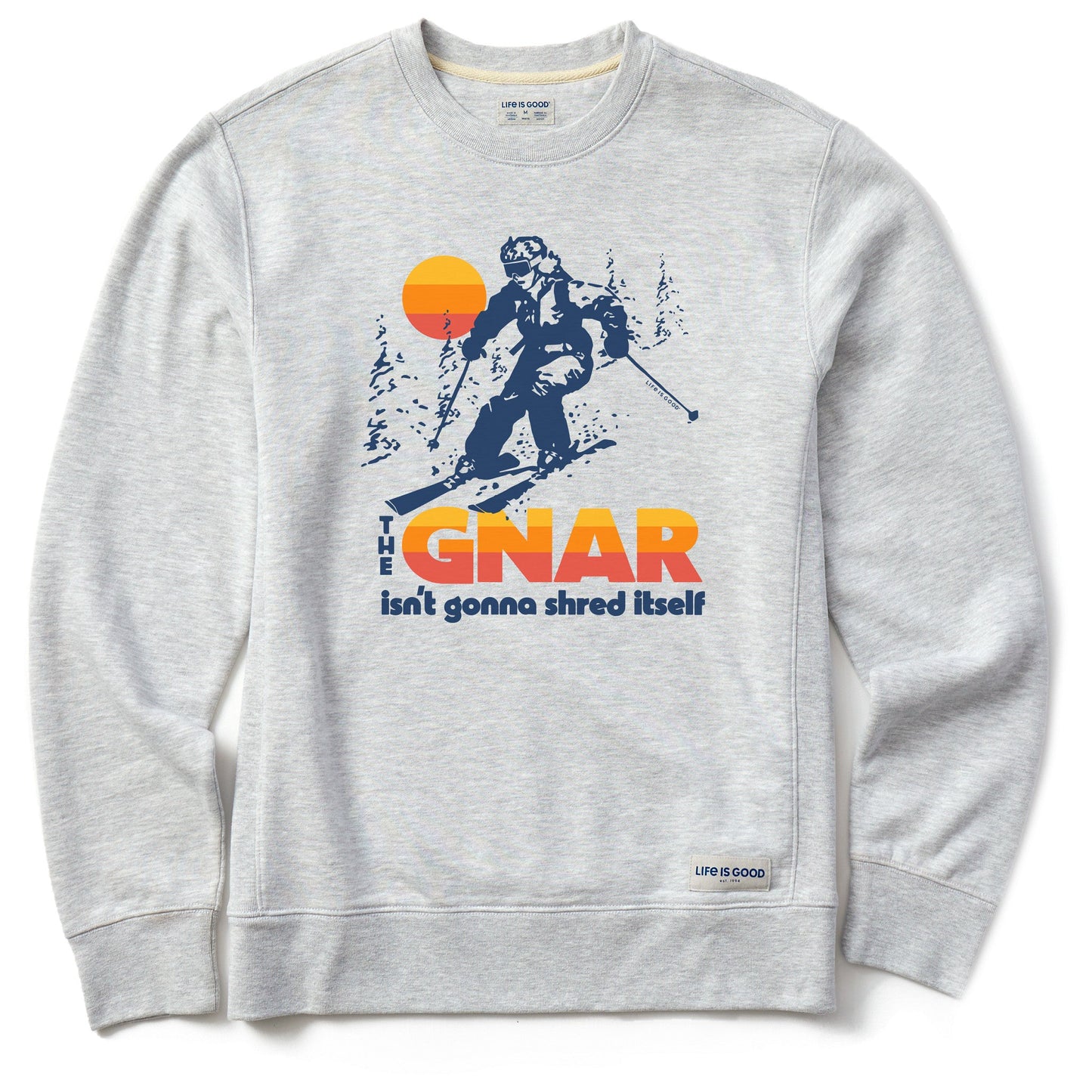 Men's The Gnar Isn't Gonna Shred Itself Simply True Fleece Crew