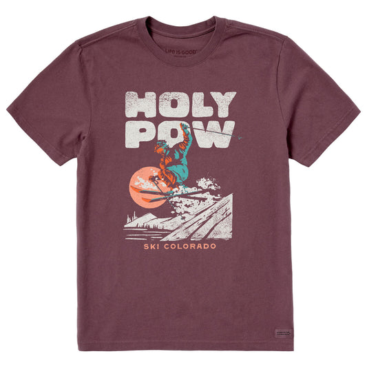 Men's Holy Pow Ski Colorado Short Sleeve Crusher Tee