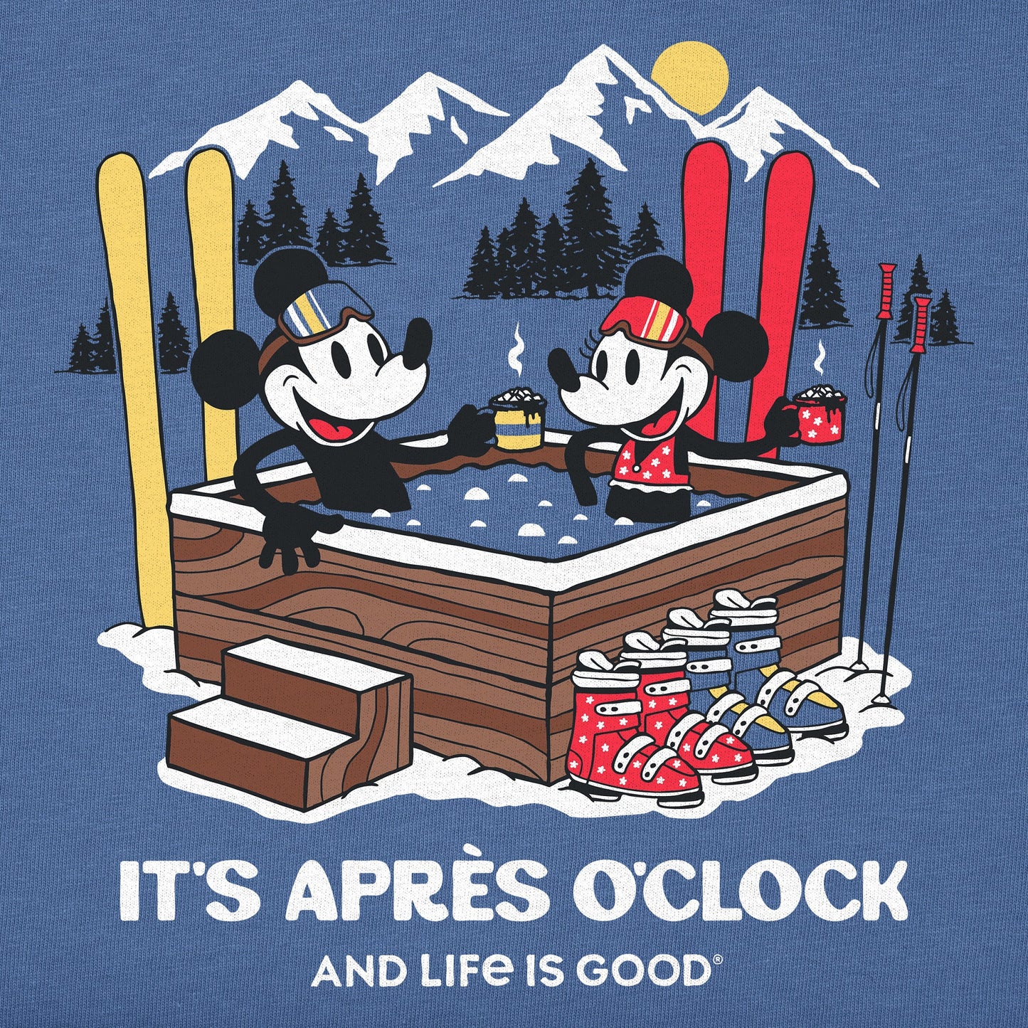 Men's It's Apres O Clock Short Sleeve Crusher Tee