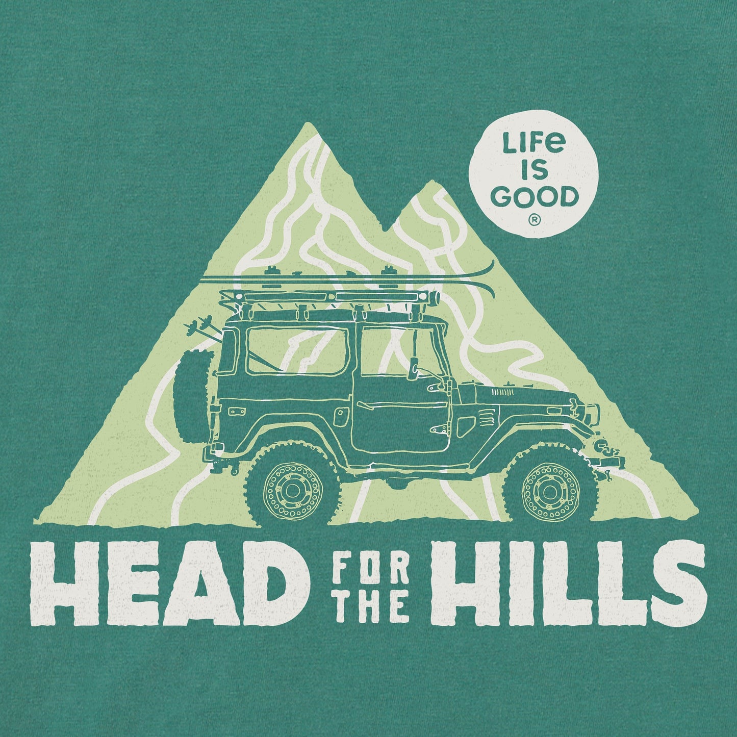 Men's Head for the Hills Ski Rig Long Sleeve Crusher Tee