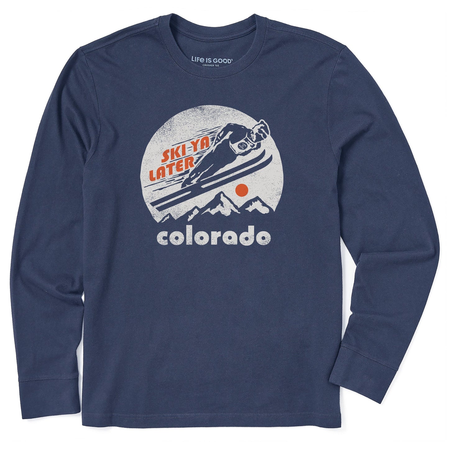 Men's Ski Ya Later Colorado Long Sleeve Crusher Tee