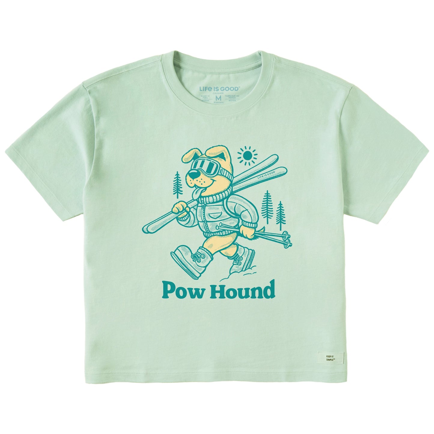 Women's Pow Hound Short Sleeve Crusher Boxy Tee