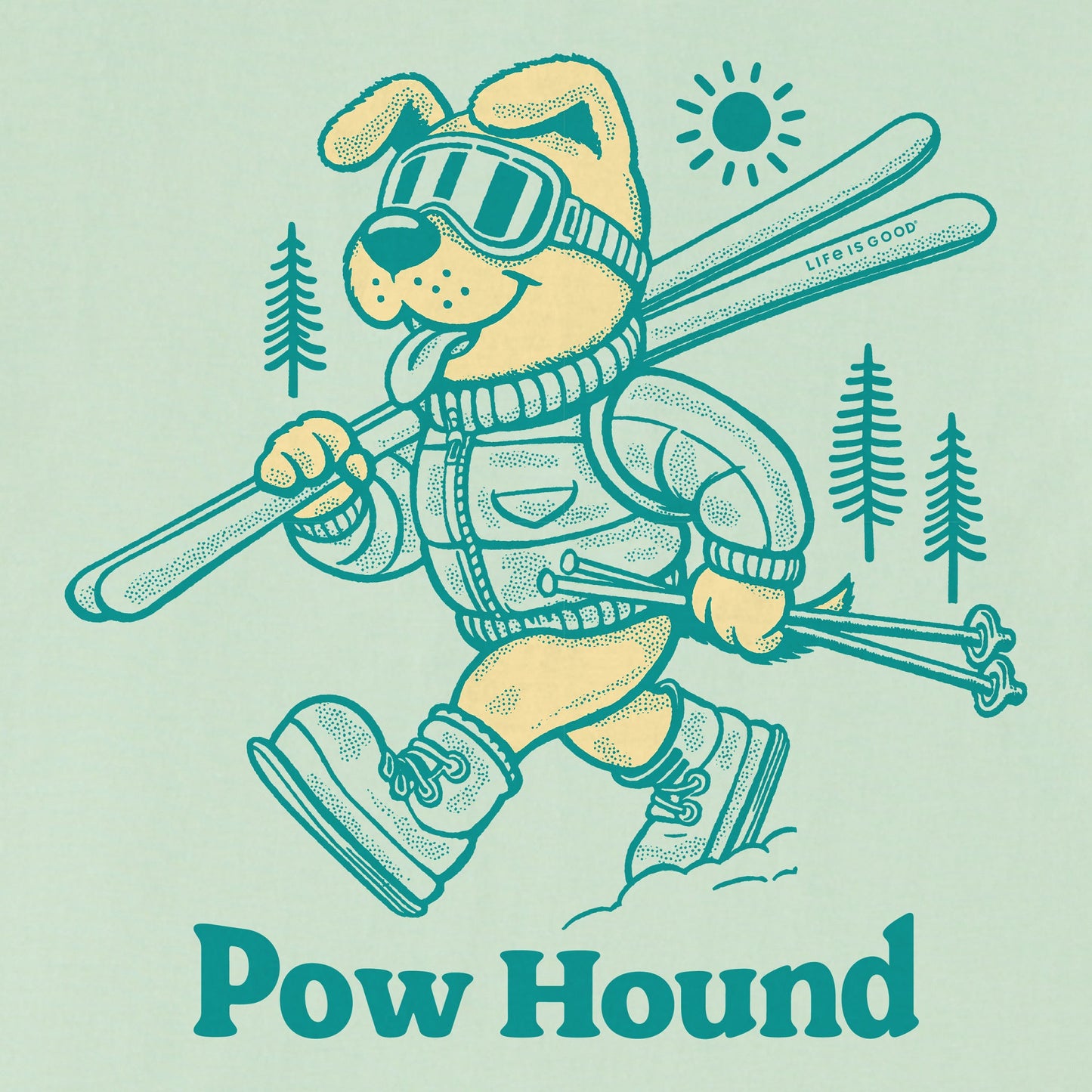Women's Pow Hound Short Sleeve Crusher Boxy Tee