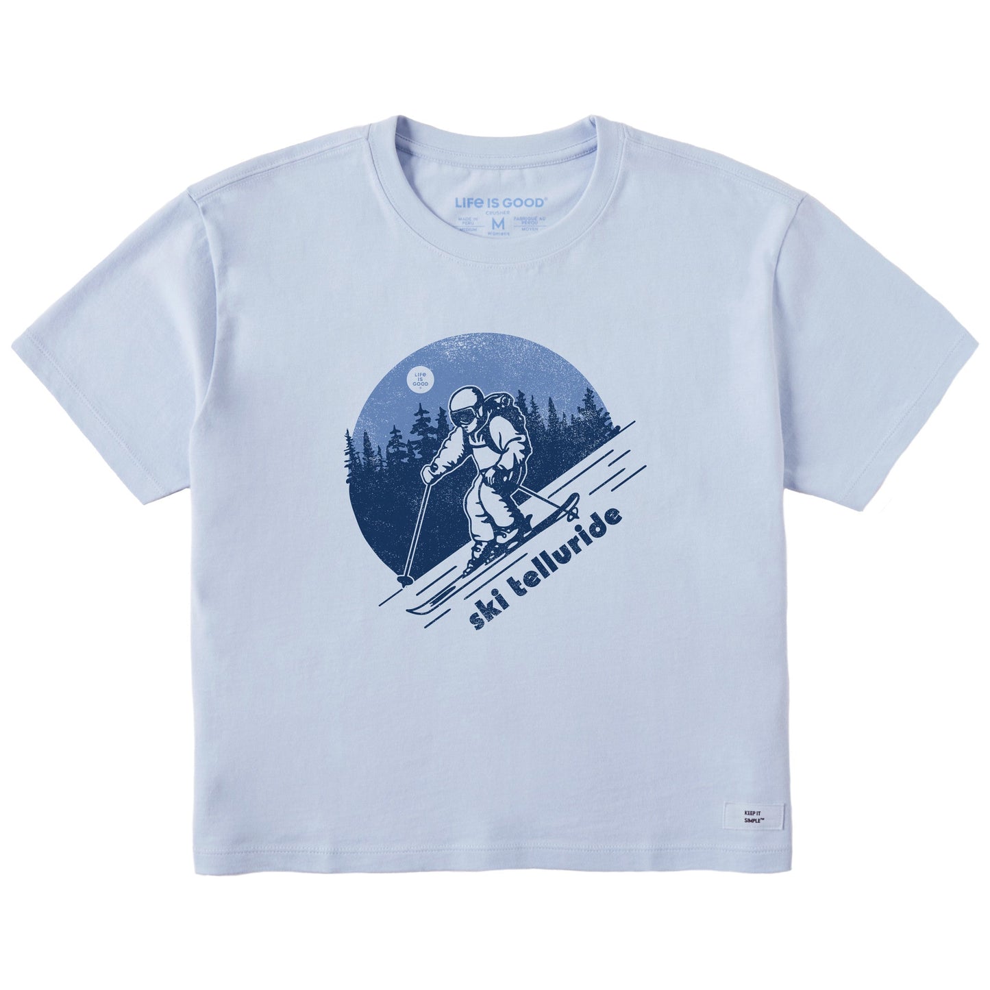 Women's Ski Telluride Short Sleeve Crusher Boxy Tee