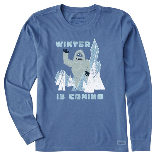 Women's Winter is Coming Bumble Long Sleeve Crusher Tee