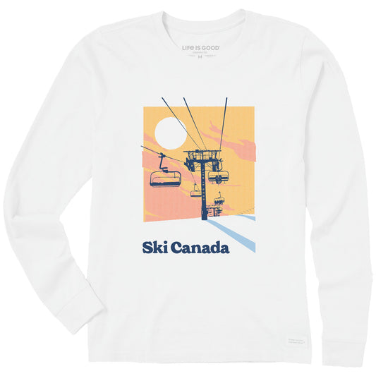 Women's Ski Canada Long Sleeve Crusher Tee