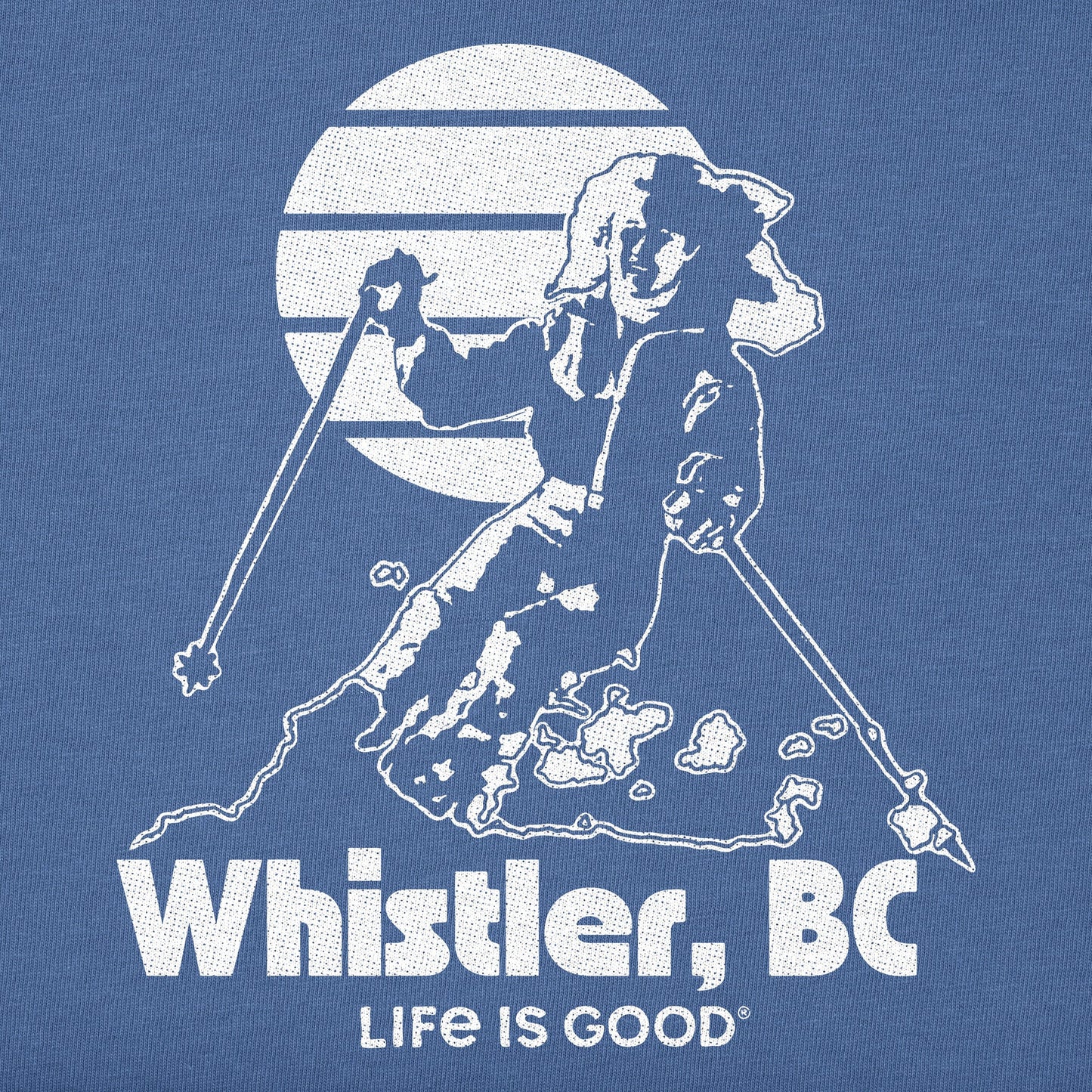 Women's Whistler BC Skier Long Sleeve Crusher Tee