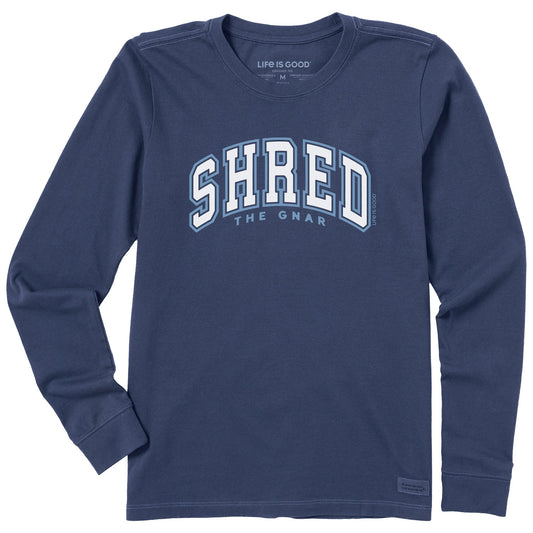 Women's Shred the Gnar Arch Long Sleeve Crusher Tee