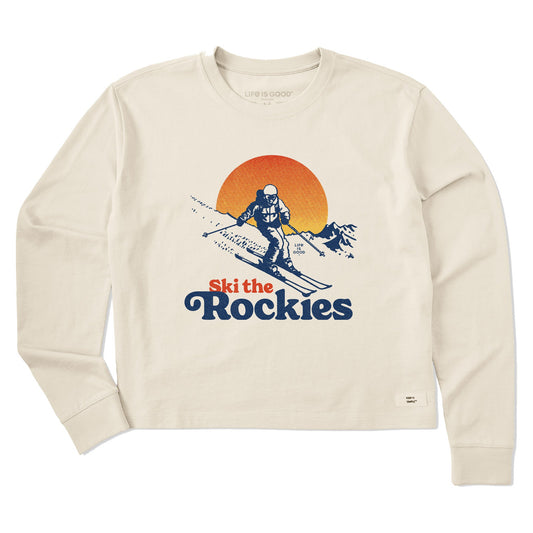 Women's Ski the Rockies Long Sleeve Crusher Boxy Tee