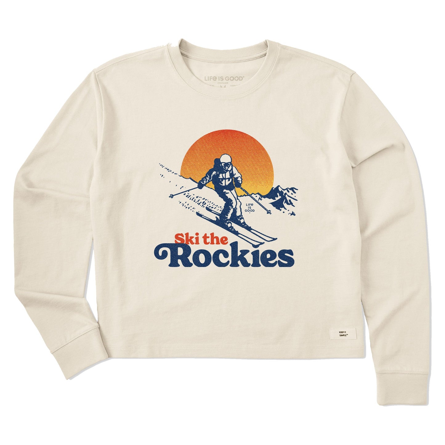Women's Ski the Rockies Long Sleeve Crusher Boxy Tee