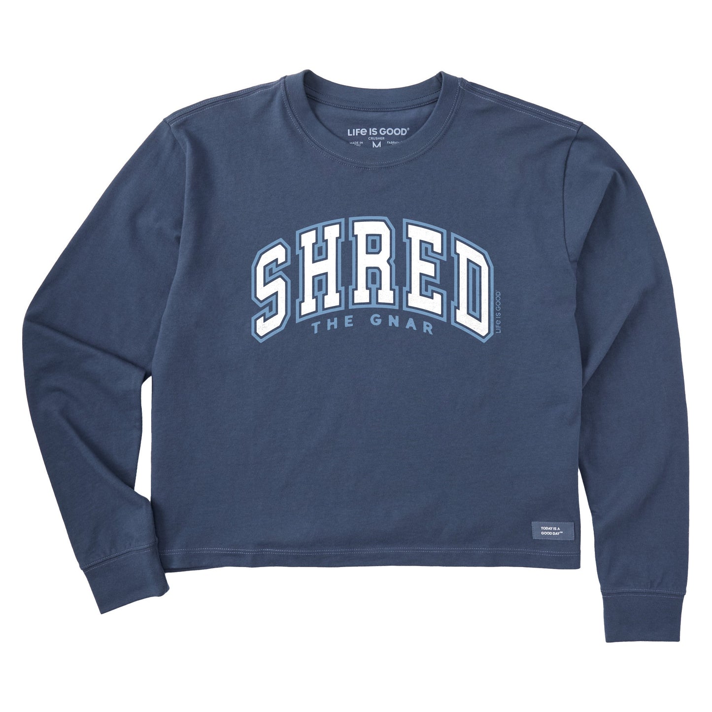 Women's Shred the Gnar Arch Long Sleeve Crusher Boxy Tee