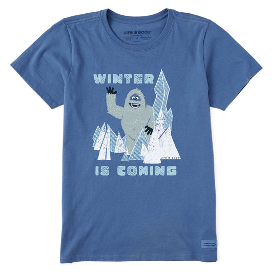 Women's Winter is Coming Bumble Short Sleeve Crusher Tee