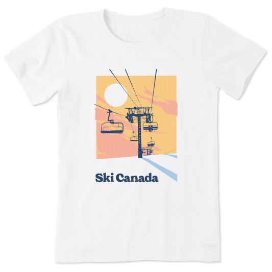 Women's Ski Canada Short Sleeve Crusher Tee