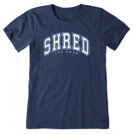 Women's Shred the Gnar Arch Short Sleeve Crusher Tee