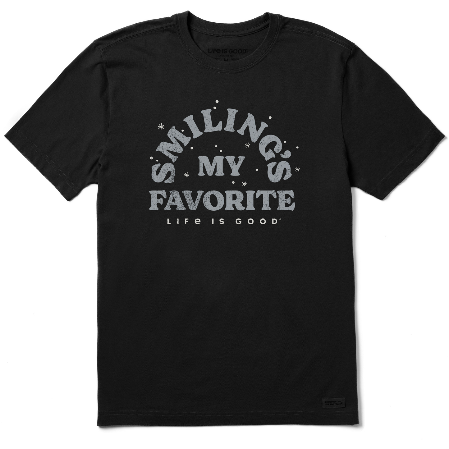 Men's Smiling's My Favorite Short Sleeve Crusher Tee