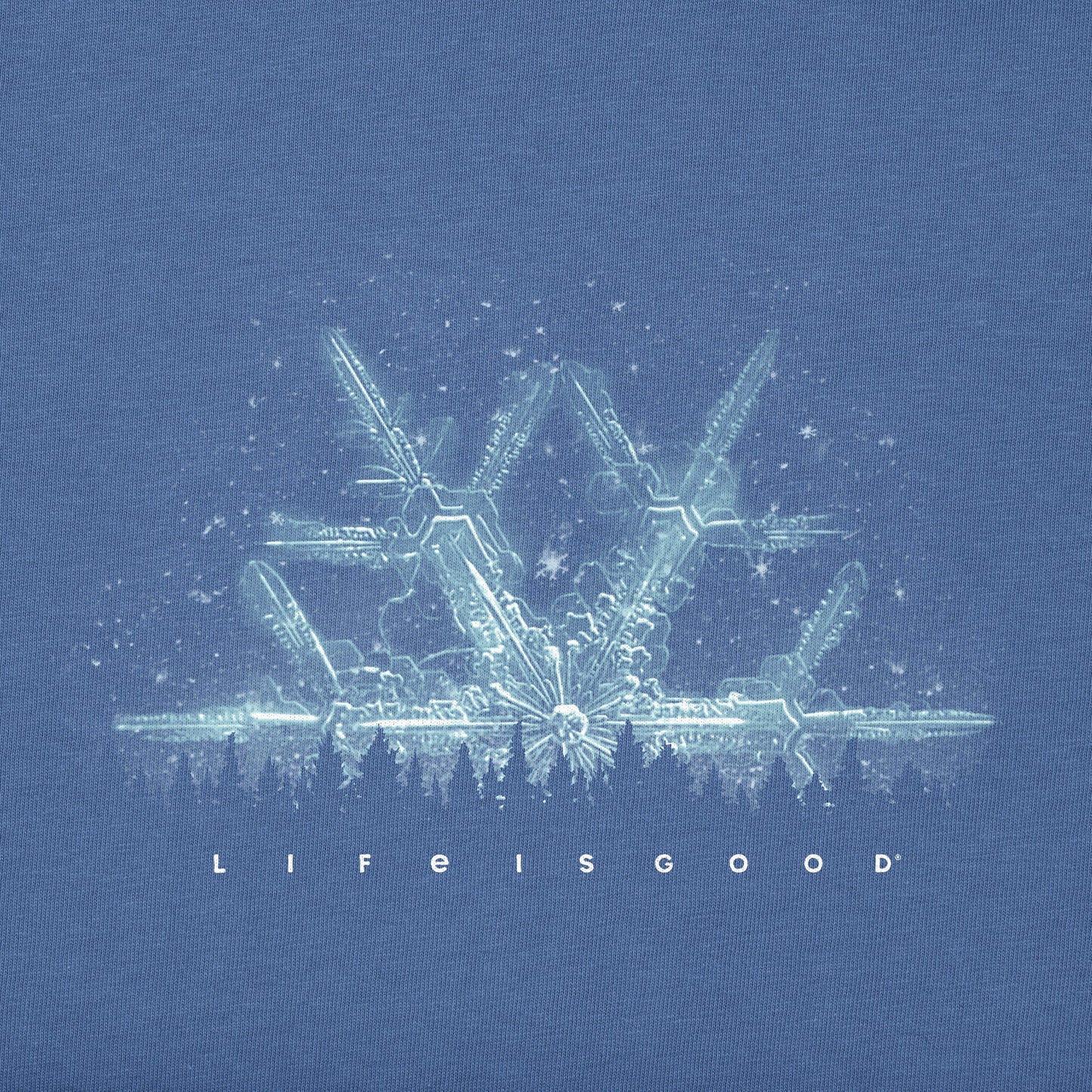 Men's Snowflakescape Long Sleeve Crusher Tee