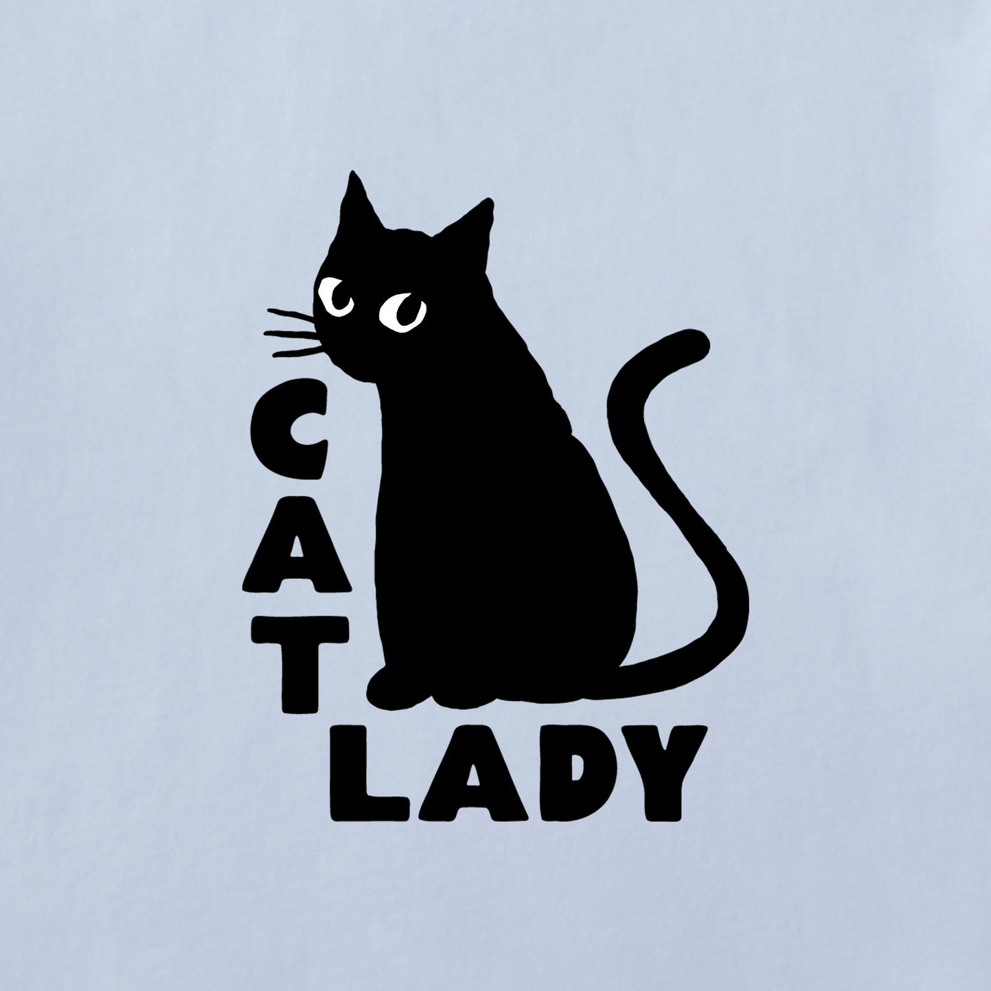 Women's Cat Lady Mini Short Sleeve Crusher Boxy Tee