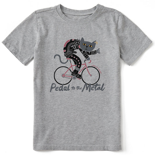 Kids Pedal to the Metal Short Sleeve Crusher Tee