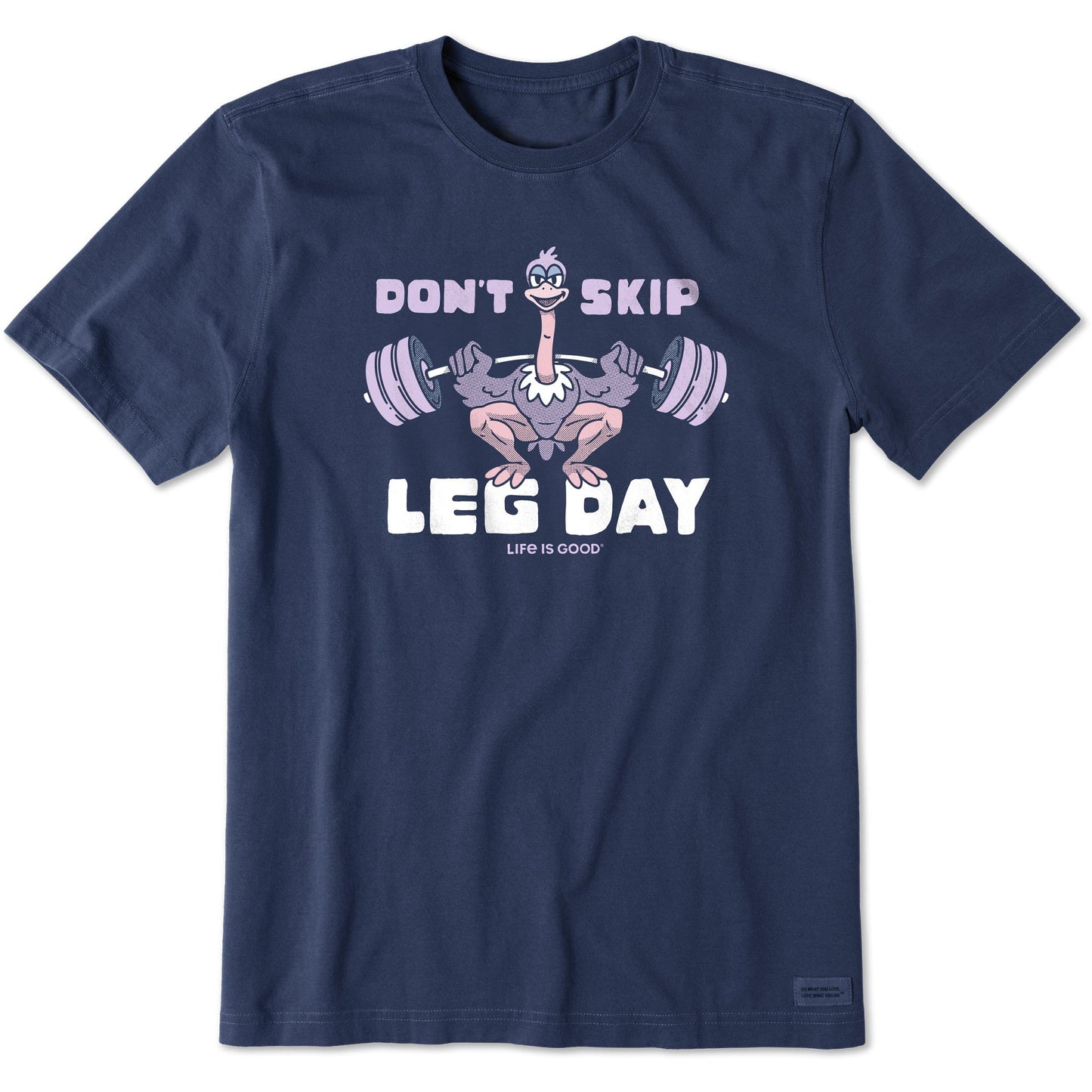 Men's Don't Skip Leg Day Short Sleeve Crusher Tee