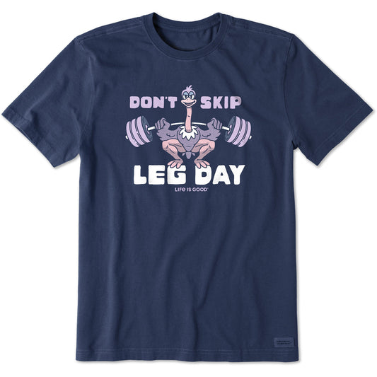 Men's Don't Skip Leg Day Short Sleeve Crusher Tee