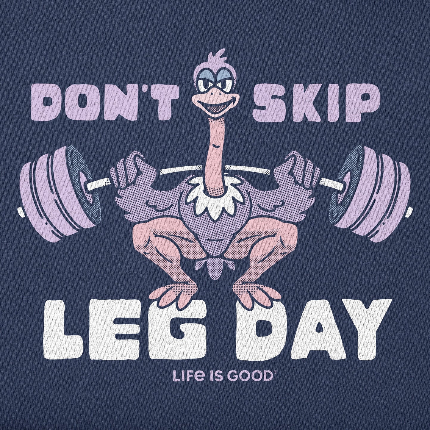 Men's Don't Skip Leg Day Short Sleeve Crusher Tee