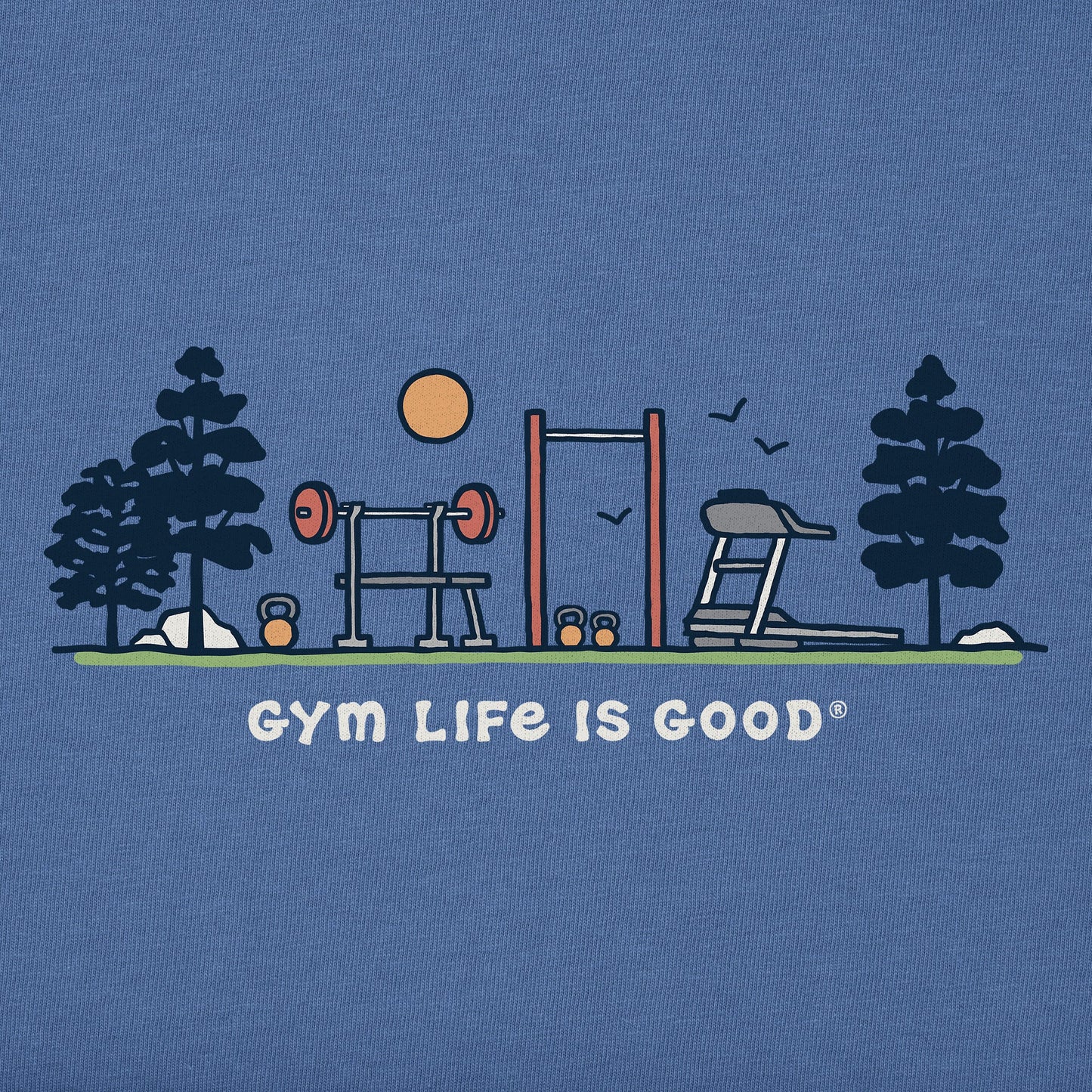 Men's Outdoor Gym Vista Short Sleeve Crusher Tee