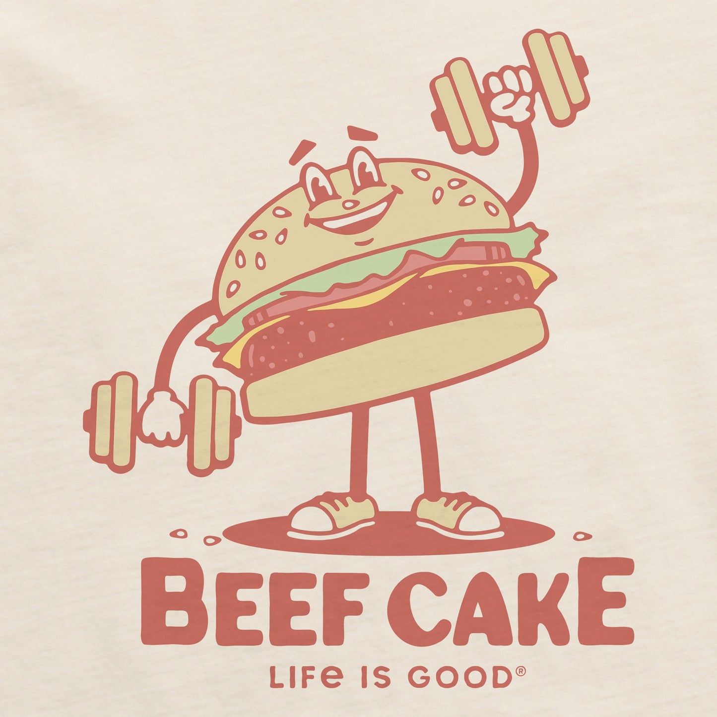 Men's Beef Cake Short Sleeve Crusher Tee